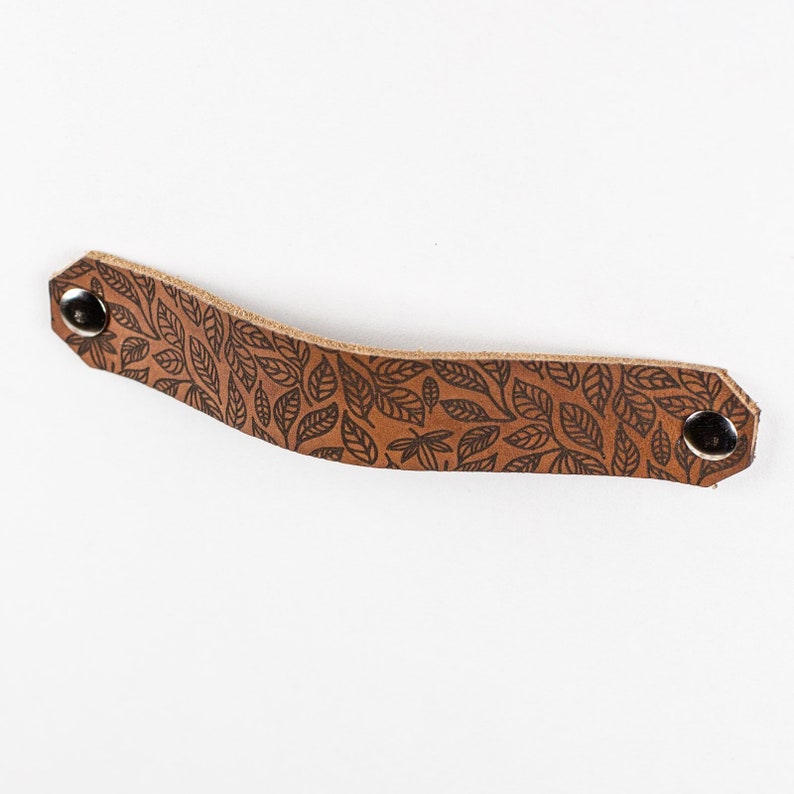 Brown Leather Dresser Drawer Pulls Leather Cabinet Handles Etsy