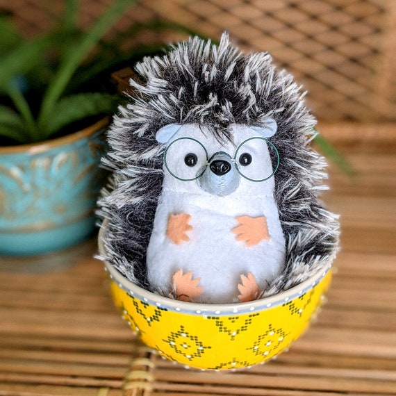 DIY Hand Stitching Felt Stuffed Animal Kit Hedgehog Etsy