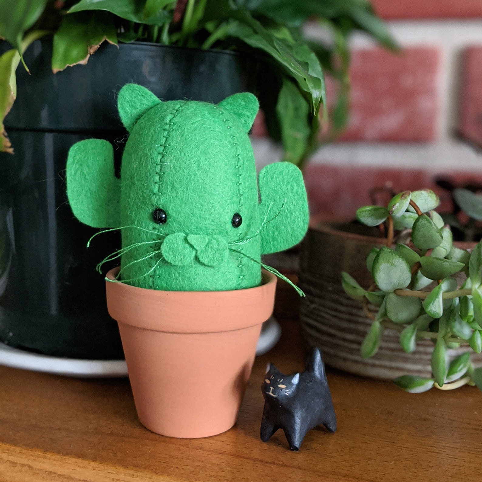 Catcus Cat + Cactus Hand Sewing Pattern - PDF Download - Etsy