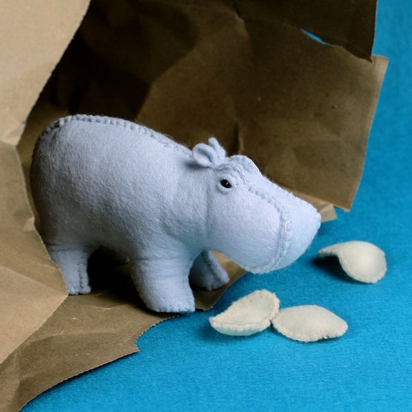 DIY Felt Hand Stitching Kit House Hippo