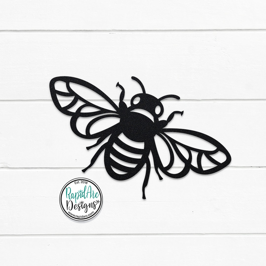 Custom Metal Honey Bee Metal Wall Art Decor for Porch Garden Bee Hive