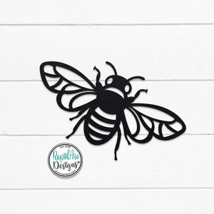 Custom Metal Honey Bee | Metal Wall Art | Decor for Porch Garden Bee Hive | Bee Lovers Gift | Bee Keepers Apiary Sign | Metal Bee