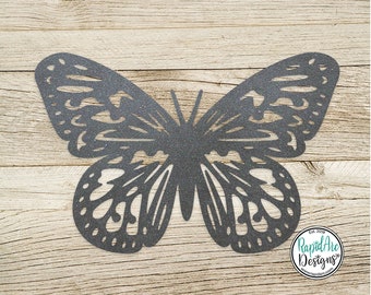 MONARCH Butterfly Metal Wall Art | Patio Decor | Garden Art | Butterfly Lover Gift | Bedroom Decor | Butterfly Sign | Monarch