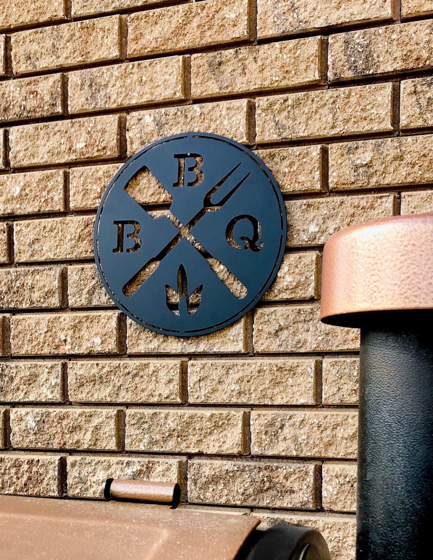 BBQ Metal Sign Outdoor Kitchen Metal Sign BBQ Grill Sign Etsy