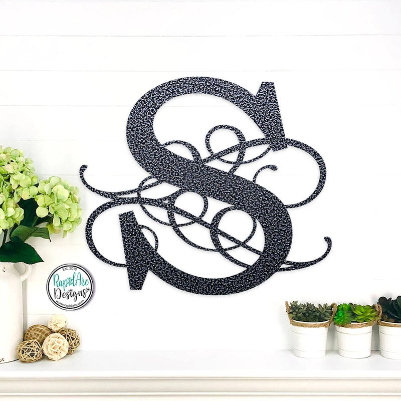 Customized Wrought Iron Letters - Etsy