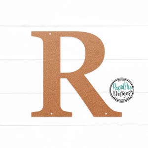 Monogram Wall Decor | Metal Letters | Classic Font Monogram Sign | Family Monogram Initial | Custom Wedding Gift |  Housewarming Gift