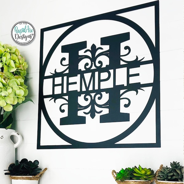 Custom Wood Monogram - Etsy