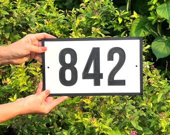 Commercial Address Sign - Does Not Fade - Does Not Rust -  Many Fonts, Colors, and Designs.