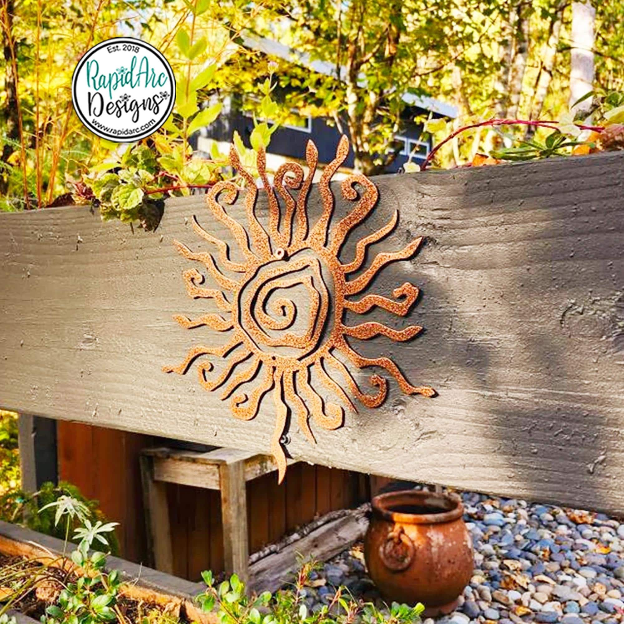 THE ORIGINAL Wacky Sun | Unique Metal Sun | Pool Patio Porch Decor