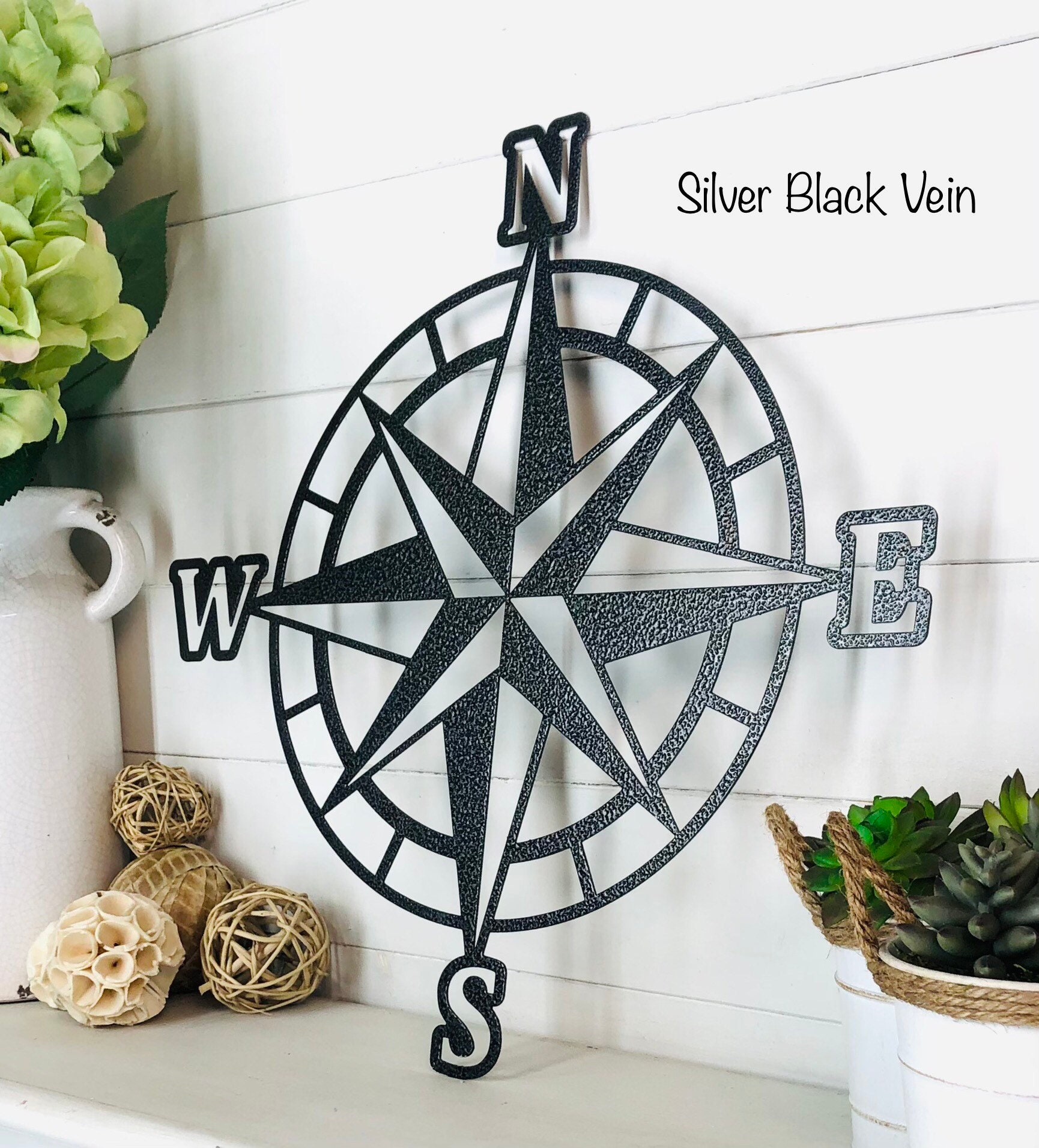 COMPASS Rose Metal Wall Art Nautical Compass Nautical Wall Etsy Canada