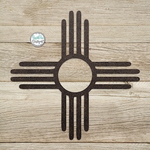 ZIA Sun Metal Wall Art Outdoor Patio Decor New Mexico Pueblo Zia Sun Metal Sun Home Decor Gift of Sun OIL RUBBED BRONZE