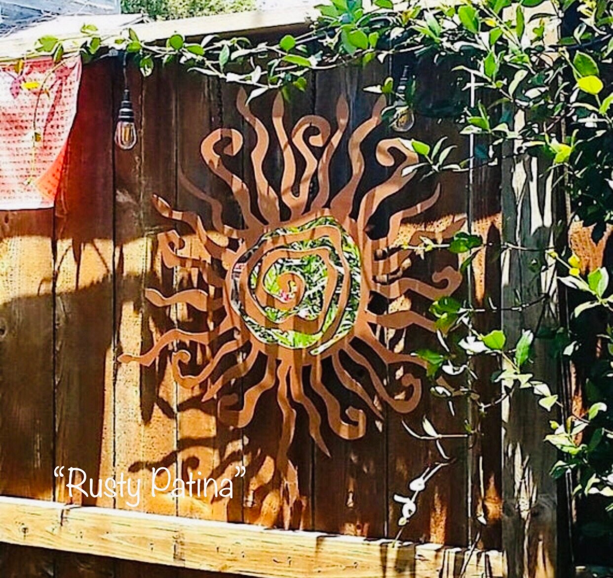 Metal Indoor/Outdoor Wall Art Garden Outdoor Spiral Decor Art Wacky Sun Metal Wall Art Steel Out Door Decor 24, Copper Metal Indoor/Outdoor Wall Art Garden Outdoor Spiral Decor Art Wacky Sun Metal Wall Art Steel Out Door Decor 24, Copper