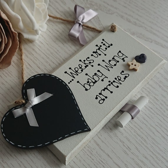 personalised baby countdown