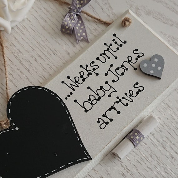 personalised baby countdown