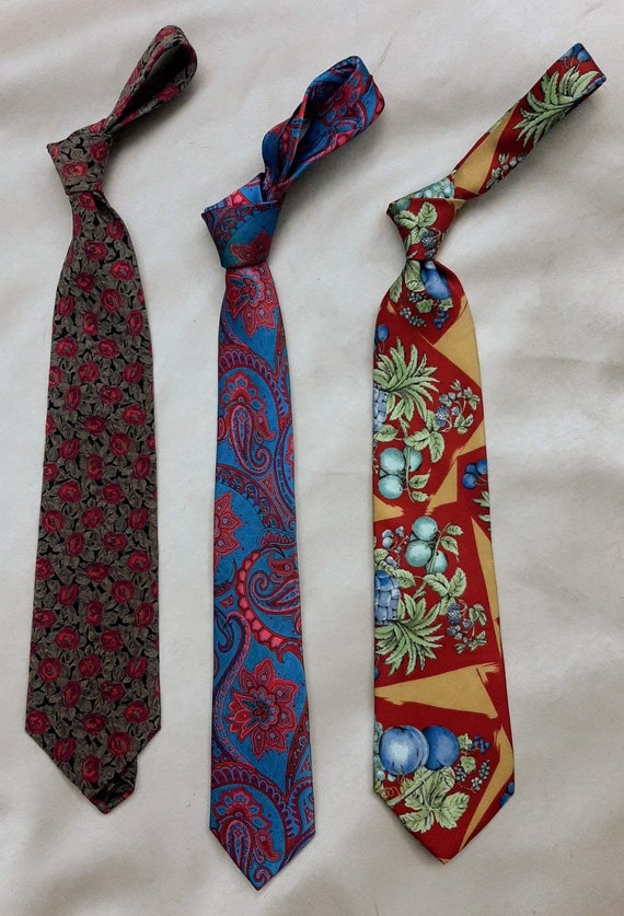 Mens Ties Neckties Givenchy, Karl Lagerfeld, Aust… - image 1