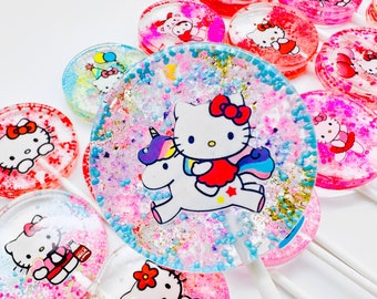 Hello Kitty Lollipops, Hello Kitty Favors, Hello Kitty
