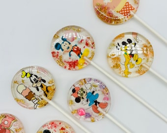 Mixed Mickey Mouse Clubhouse Lollipops,  Mickey Lollipops, Mickey Birthday Favors, Minnie Favors, Disney Lollipops