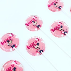 3D Minnie Mouse Lollipops - Minnie Mouse Inspired Party Favors - Minnie Mouse Themed Party - Minnie Mouse Inspired Gifts