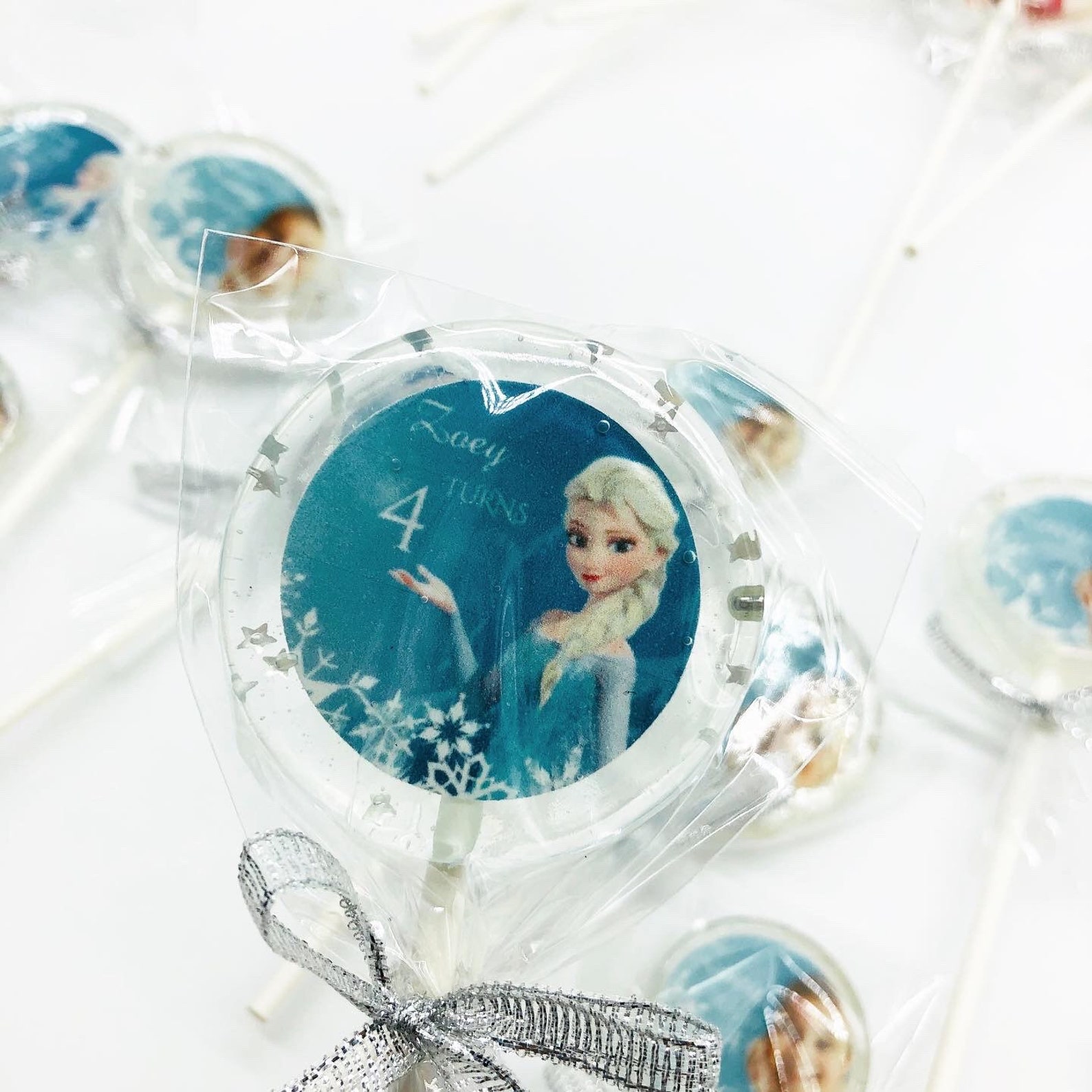 Frozen Lollipops Frozen Party Favors Image Logo Lollipops Etsy