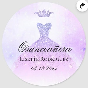 Quinceanera - Quinceanera Cookie Topper - Quinceanera Cupcake Topper