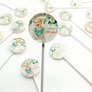 Birthday Lollipops - Unique Party Favors - Elegant Birthday Lollipops -  Branding Gifts - Business Giveaway - ( Set includes 6 lollipops)