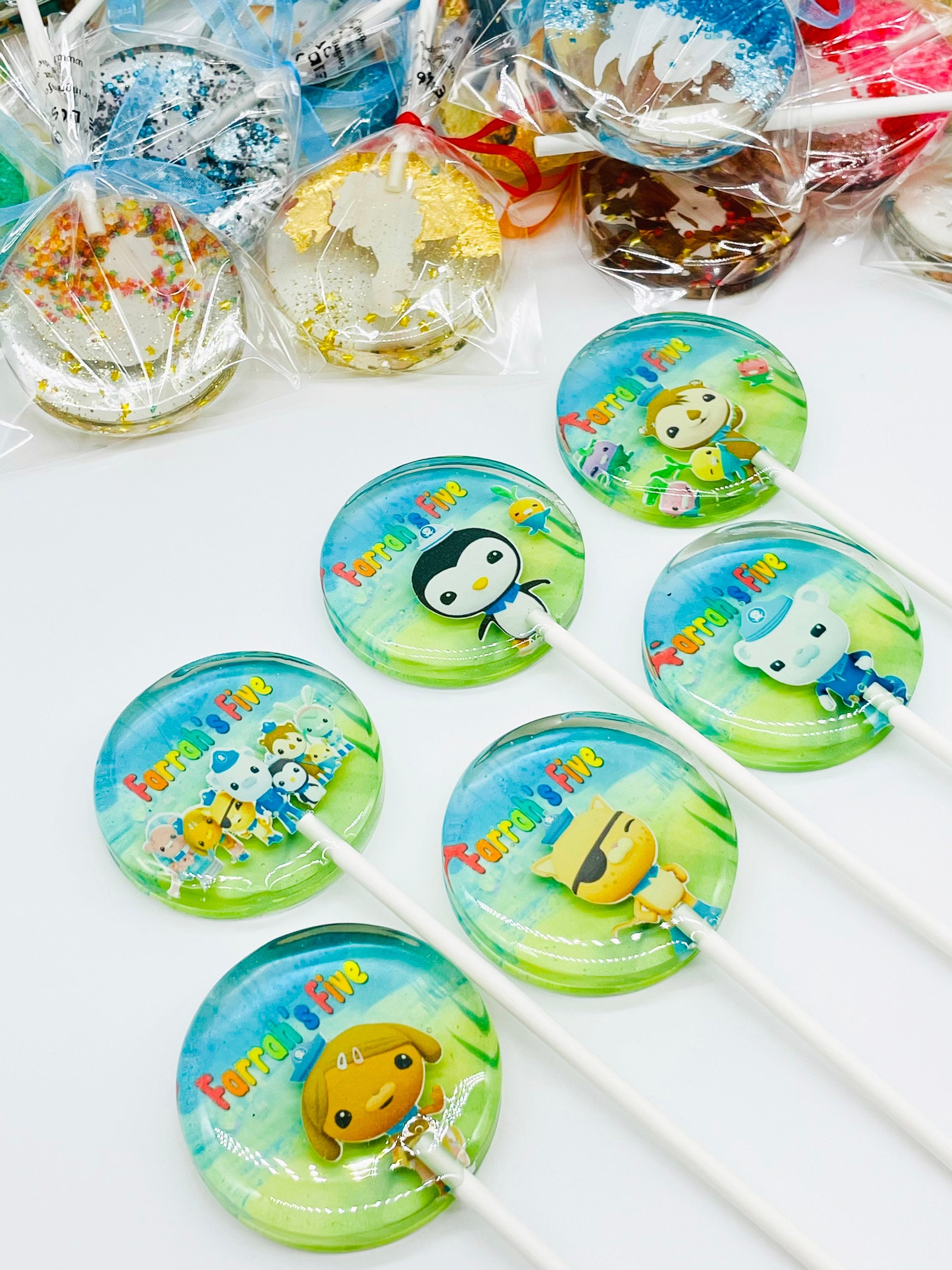 Octonauts Lollipops, Octonauts Party Favors, Octonauts Party, Octonauts Birthday (set includes 6 lollipops)