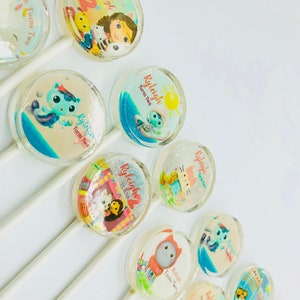 Gabby’s Dollhouse Inspired Lollipops, Gabby’s Dollhouse Birthday