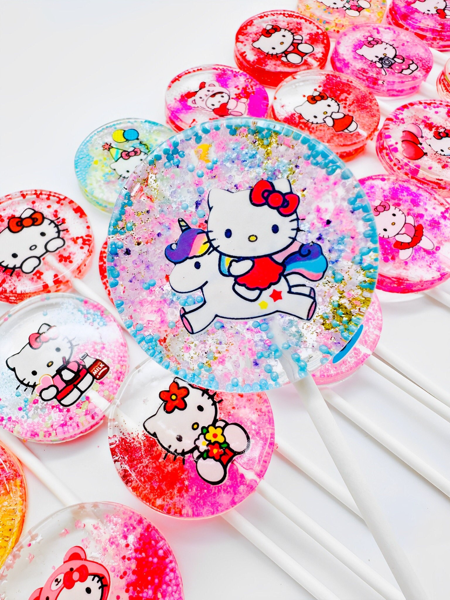 Hello Kitty Lollipops, Hello Kitty Favors, Hello Kitty