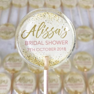 Image Lollipops -Unique Party Favors- Corporate Gift- Promo Gifts - Employee Gifts- Boho Wedding Favors ( Set includes 6 lollipops)