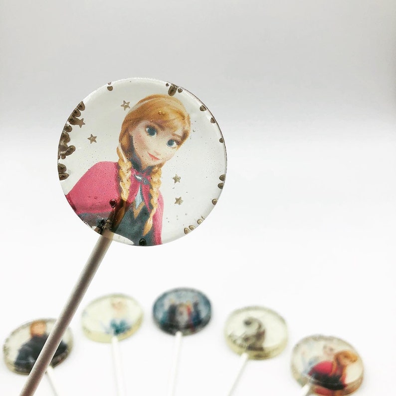 Frozen Lollipops Frozen Party Favors Image Frozen Themed Etsy