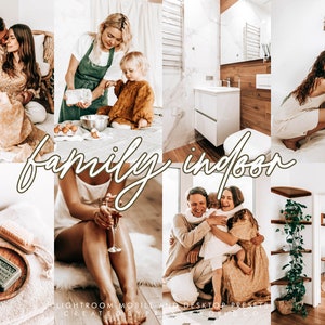 5 Mobile Lightroom Presets INDOOR FAMILY für Desktop und Mobile Lightroom, Instagram Photo Filter, Indoor Photo Presets