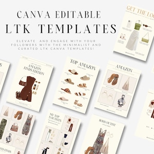 LTK Template 30 Editable LTK Canva Template Like to Know It Social ...