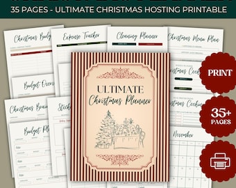 Planificador navideño definitivo / Organizador de 35 páginas (PDF)