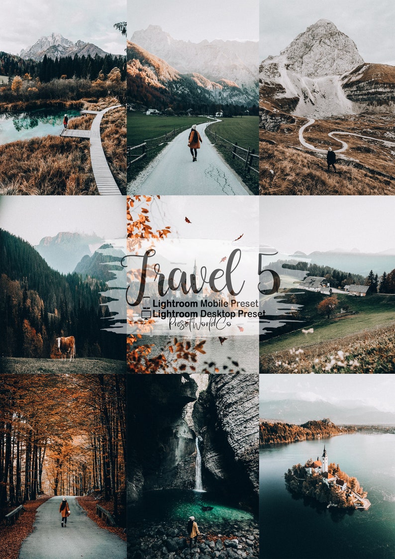 10 Best Seller Travel Blogger Lightroom Mobile and Desktop Presets Travel Blogger Set Sale PresetsBlogger StyleVSCOTavel PresetsPreset