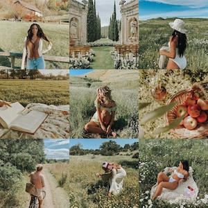 4 MOBILE PRESETS for lightroom, BARE tones presets, natural editing, natural presets, minimal editing, ig presets, lightroom presets