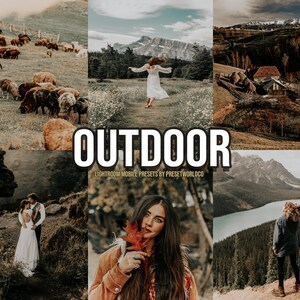 ON SALE - 5 Outdoor Prenuptial Lightroom Presets for Mobile and desktop/ Wedding Photography