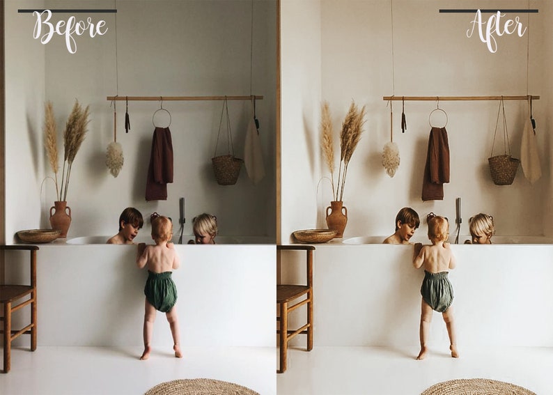 10 Premium Home Lightroom Presets/ Golden White Presets/ image 4