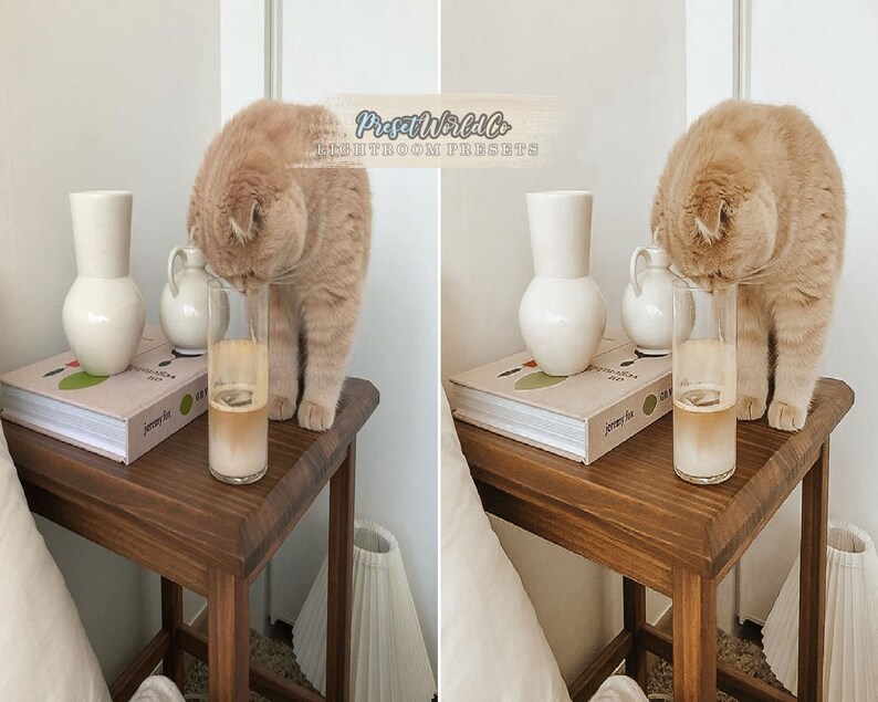 10 Premium Home Lightroom Presets/ Golden White Presets/ image 9