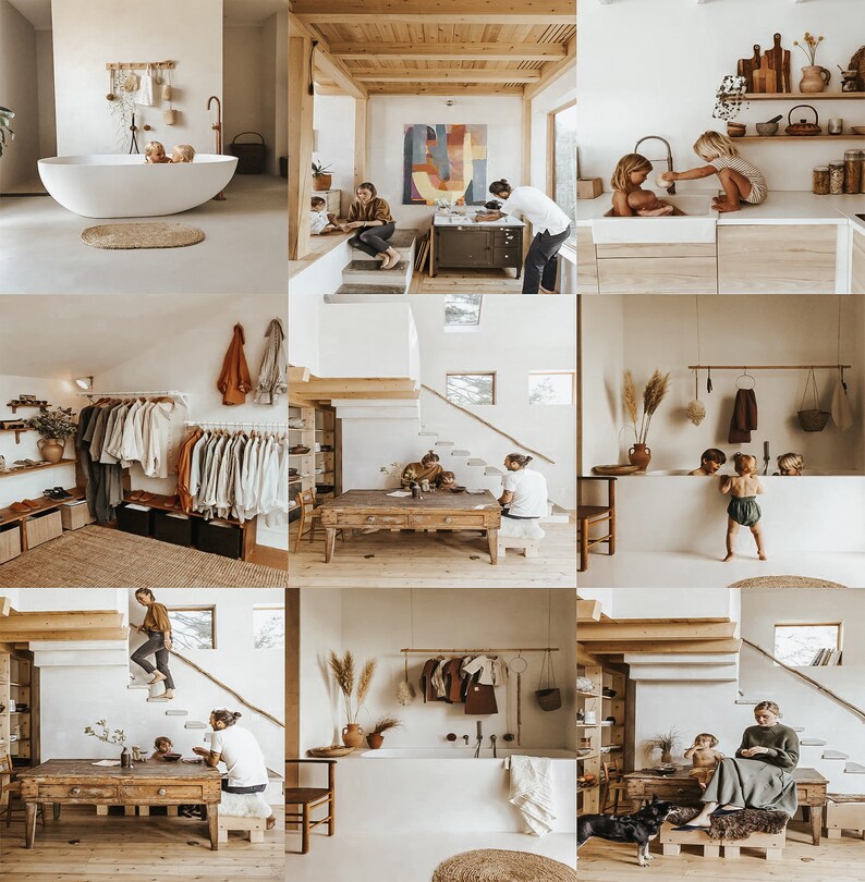 10 Premium Home Lightroom Presets/ Golden White Presets/ image 2