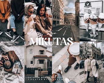 5 Bestseller Mikuta's Inspirierte Lightroom Presets für Mobile und Desktop, Lightroom Mobile Presets, Blogger Presets, Iphone Filter, VSCO