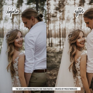 10 Lightroom Presets GOLDEN Hochzeit Presets für Handy und Desktop, Fotofilter, Fotografie, Hochzeit, Fotopresets Bild 7