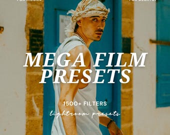 Ajustes preestablecidos de Lightroom para películas retro / Inspirados en Fuji Kodak (Descarga digital)