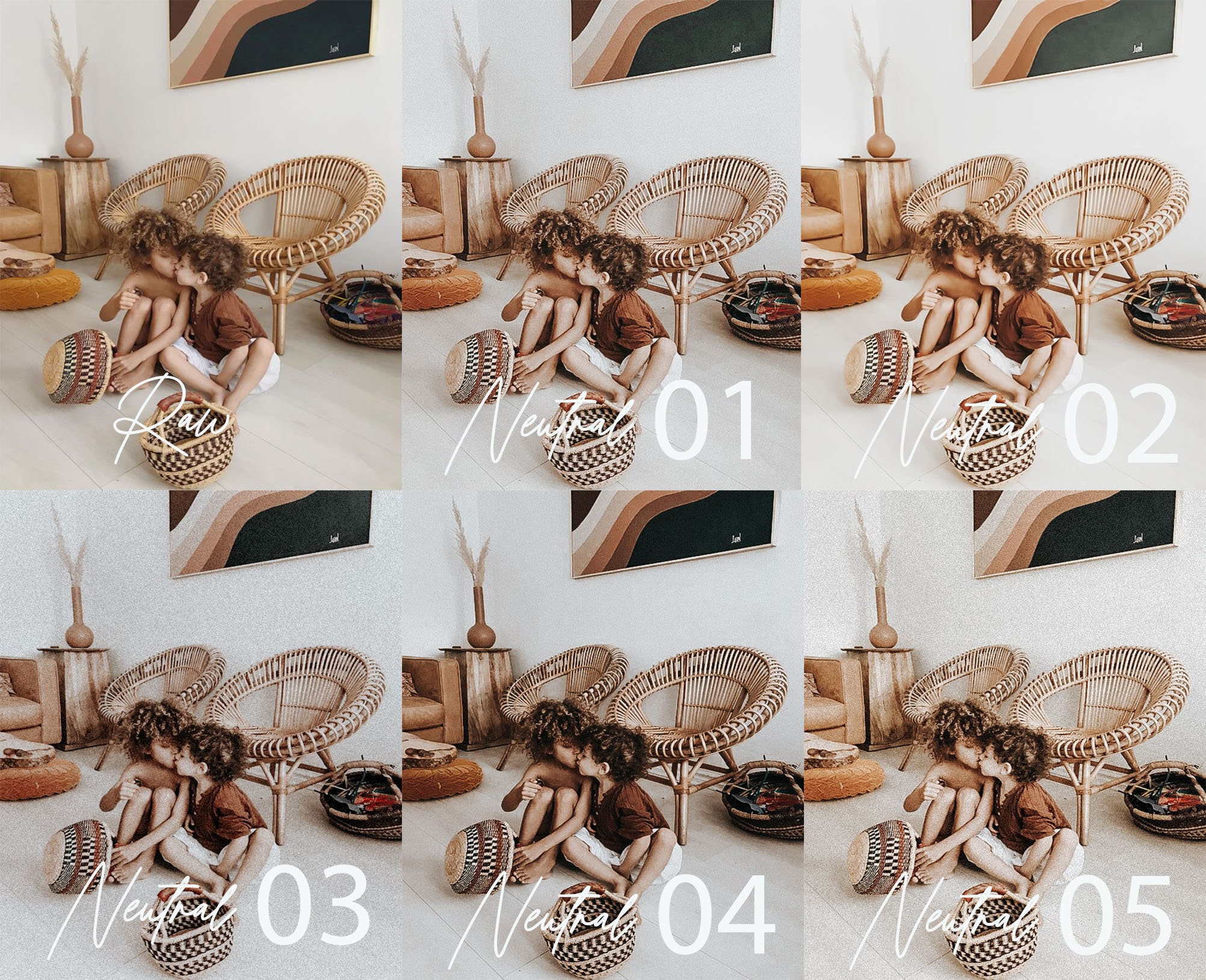Neutral Lightroom Presets: Mobile & Desktop, Clean Tones (5 Pack) - Etsy