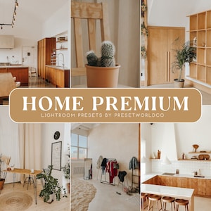 10 HOME Premium Lightroom Presets for Mobile and Desktop, Photo Presets for Home Interior Clean and Golden Instagram Lightroom Preset zdjęcie 1