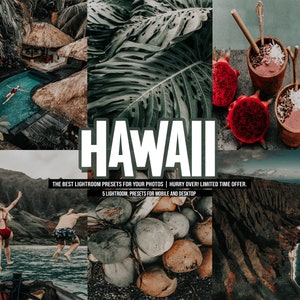 6 Hawaii Lightroom Mobile Presets,  mobile editing, best presets, summer preset, mobile editing, photography
