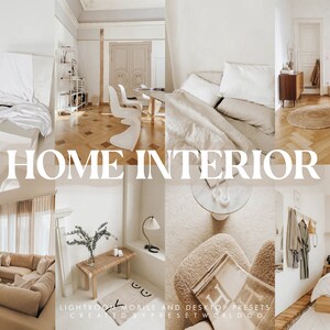 Golden White Lightroom Presets, Home Interior (Mobile & Desktop)