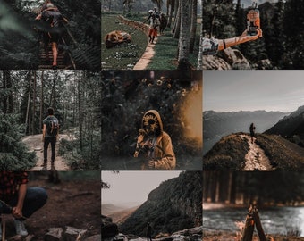 ON SALE - 5 Best Dark Lightroom Preset/ Lightroom for Mobile and Desktop/ Lightroom Presets/ Instagram Presets