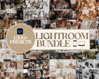 Bundel met 1000+ Lightroom-presets: mobiele en desktopfotografiefilters (pdf)