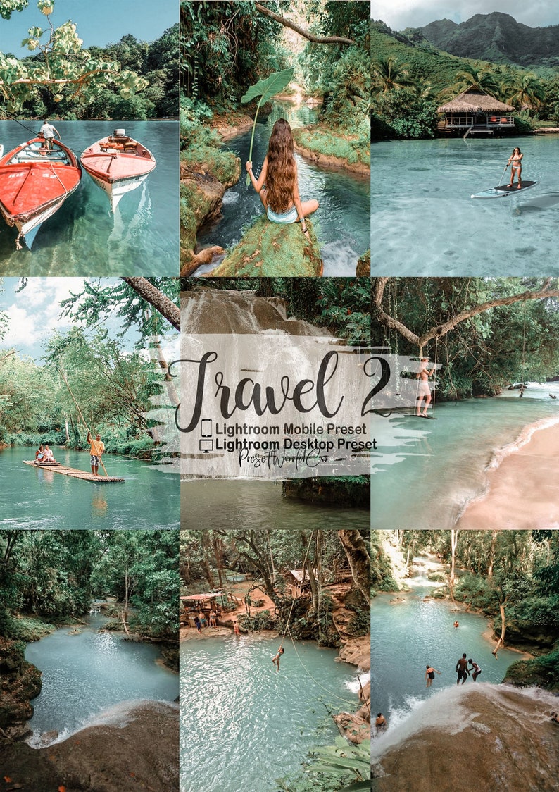 10 Best Seller Travel Blogger Lightroom Mobile and Desktop Presets Travel Blogger Set Sale PresetsBlogger StyleVSCOTavel PresetsPreset