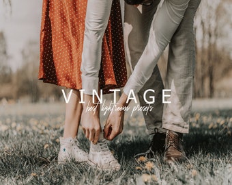 5 Vintage Lightroom Presets for Mobile and Desktop, Vintage Photography, Mobile Presets, Photography